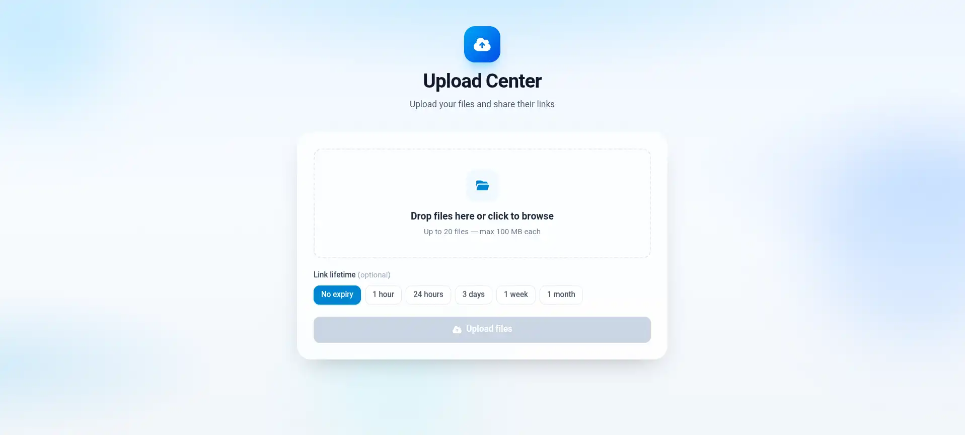 سامانه مدیریت و اشتراک‌گذاری فایل Upload Manager